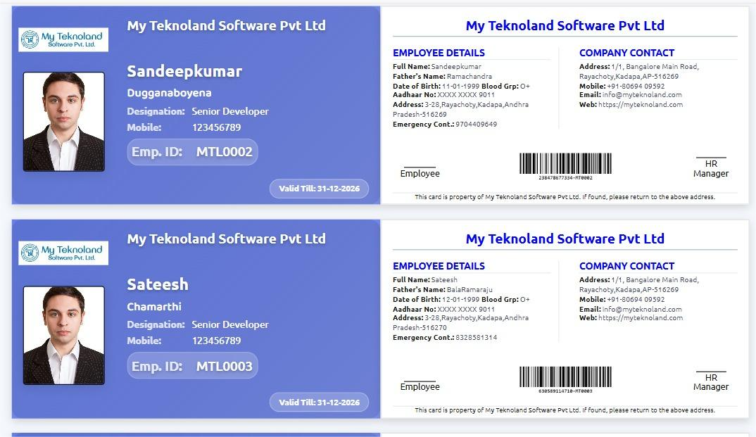 ID Card Tool Screenshot